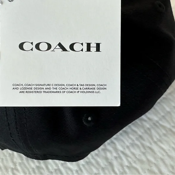 Coach Women’s Embroidered Adjustable Baseball Hat - NWT